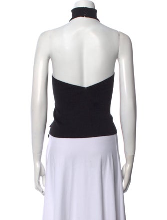Brioni Wool Strapless Crop Top