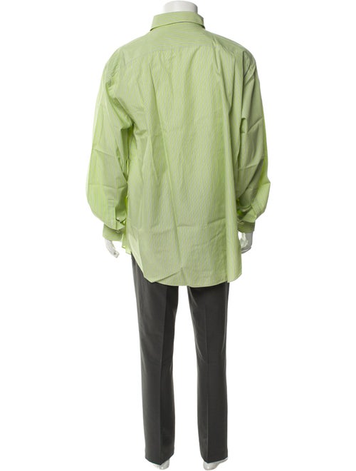 Brioni Striped Long Sleeve Dress Shirt