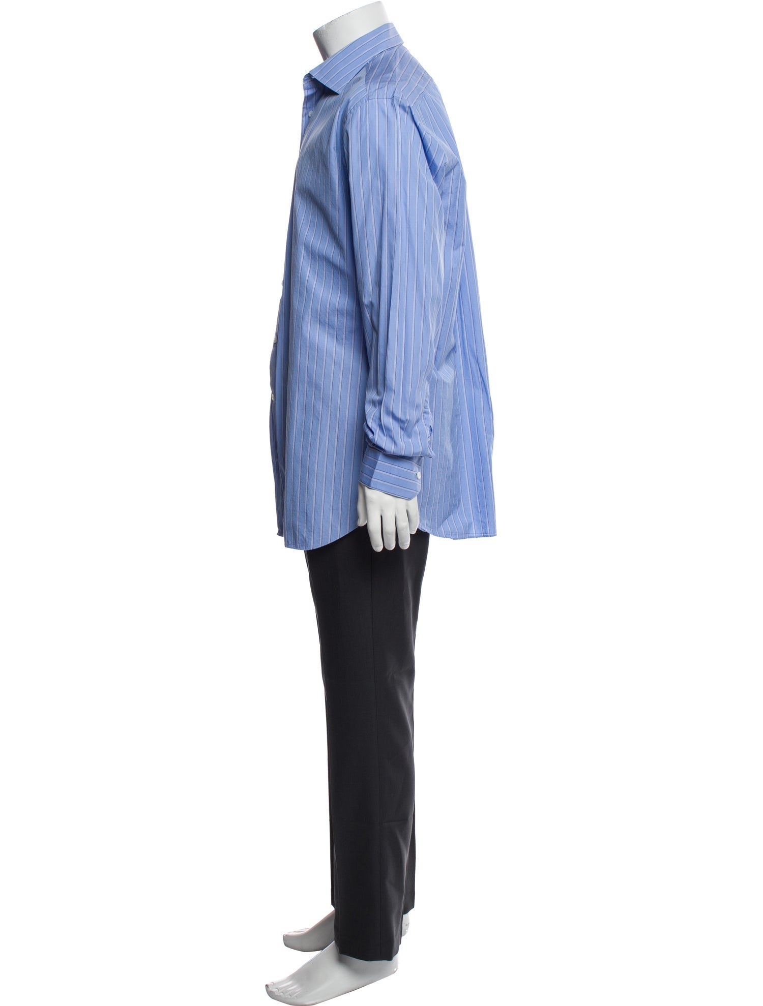 Brioni Striped Long Sleeve Shirt