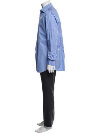 Brioni Striped Long Sleeve Shirt