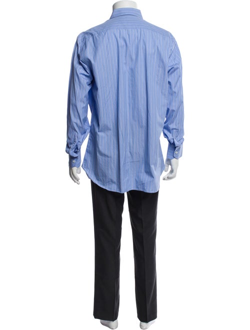 Brioni Striped Long Sleeve Shirt