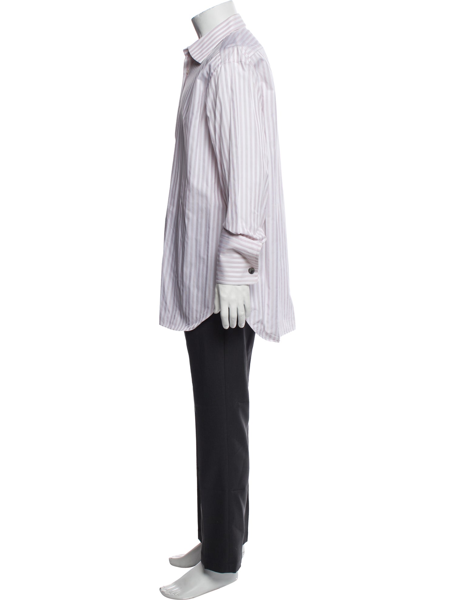 Brioni Striped Long Sleeve Shirt