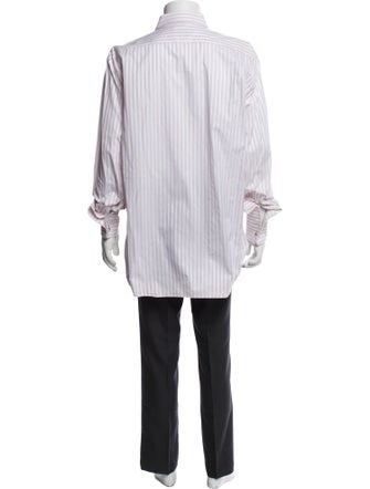 Brioni Striped Long Sleeve Shirt