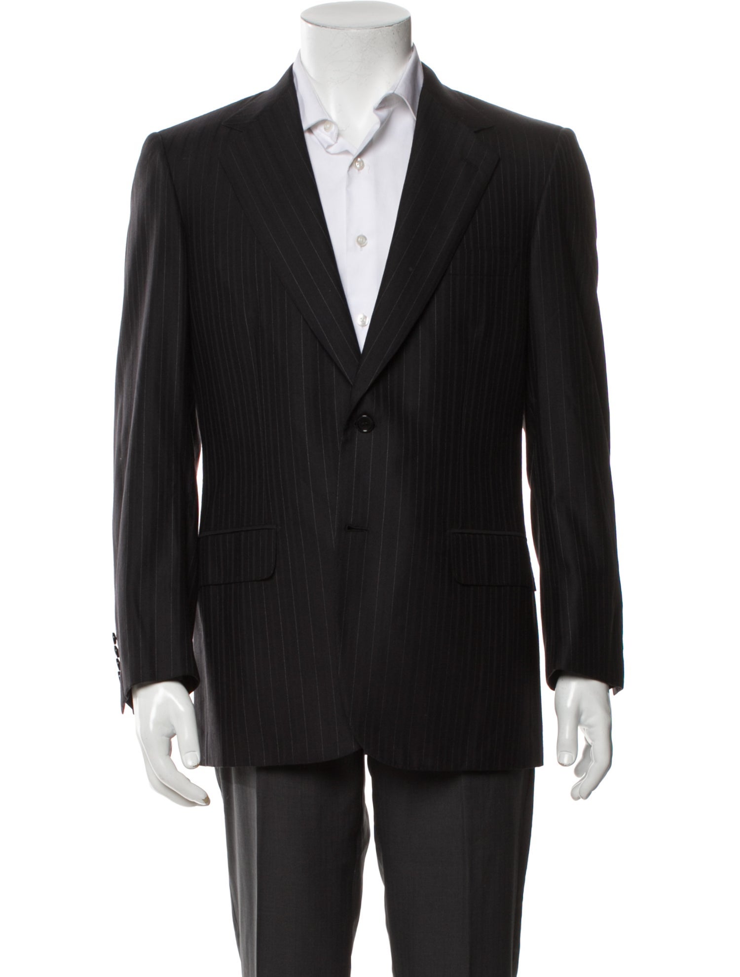 Brioni Wool Striped Two-Piece Blazer