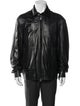 Brioni Leather Moto Jacket