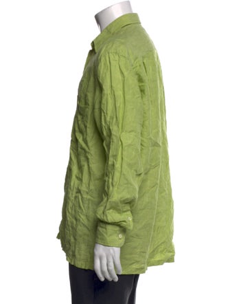 Brioni Linen Long Sleeve Shirt