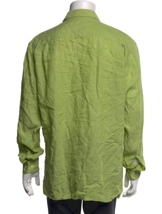 Brioni Linen Long Sleeve Shirt