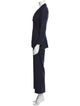 Brioni Wool Striped Pantsuit