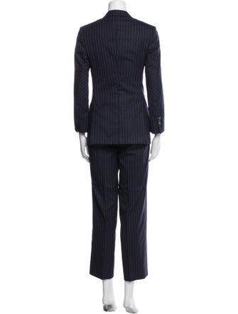 Brioni Wool Striped Pantsuit