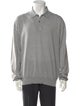 Brioni Wool Mock Neck Polo Sweater