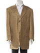 Brioni Wool Plaid Print Sport Coat