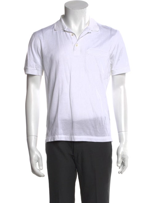 Brioni Collar Short Sleeve Polo Shirt