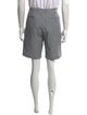Brioni Plaid Print Flat Front Shorts