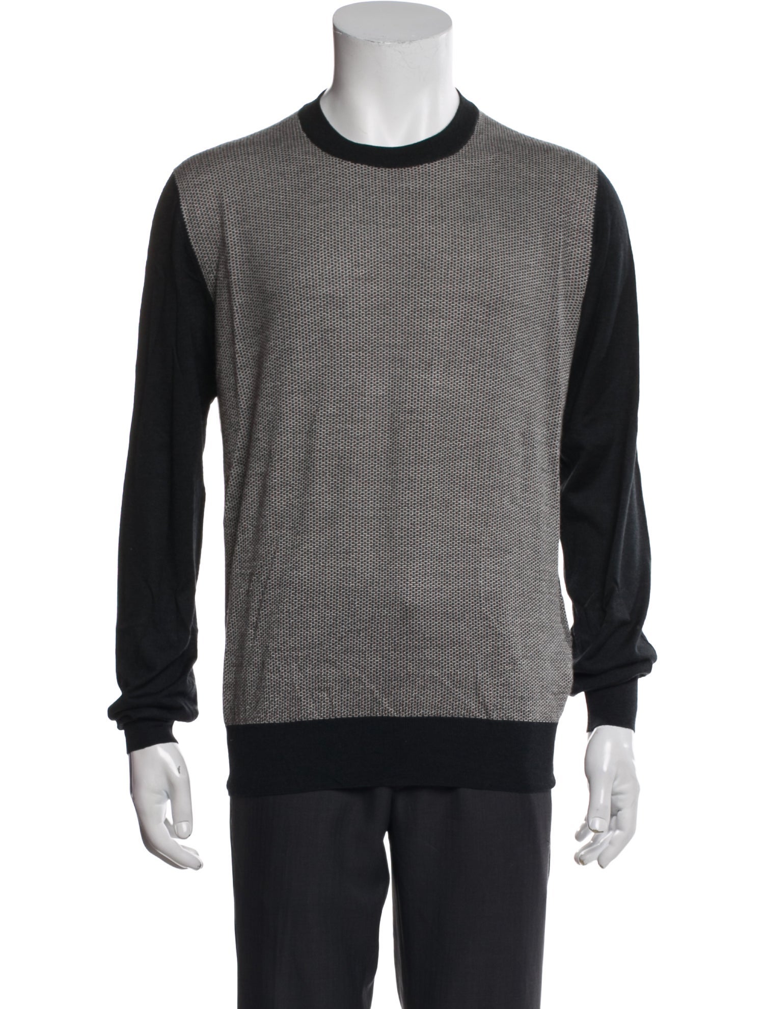 Brioni Crew Neck Long Sleeve Pullover