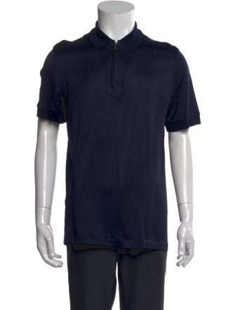 Brioni Crew Neck Short Sleeve Polo Shirt