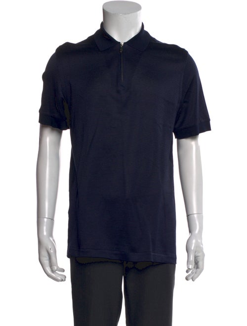 Brioni Crew Neck Short Sleeve Polo Shirt