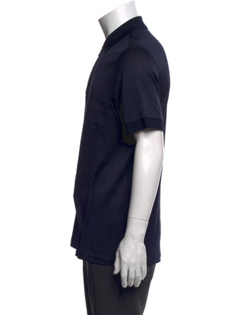 Brioni Crew Neck Short Sleeve Polo Shirt