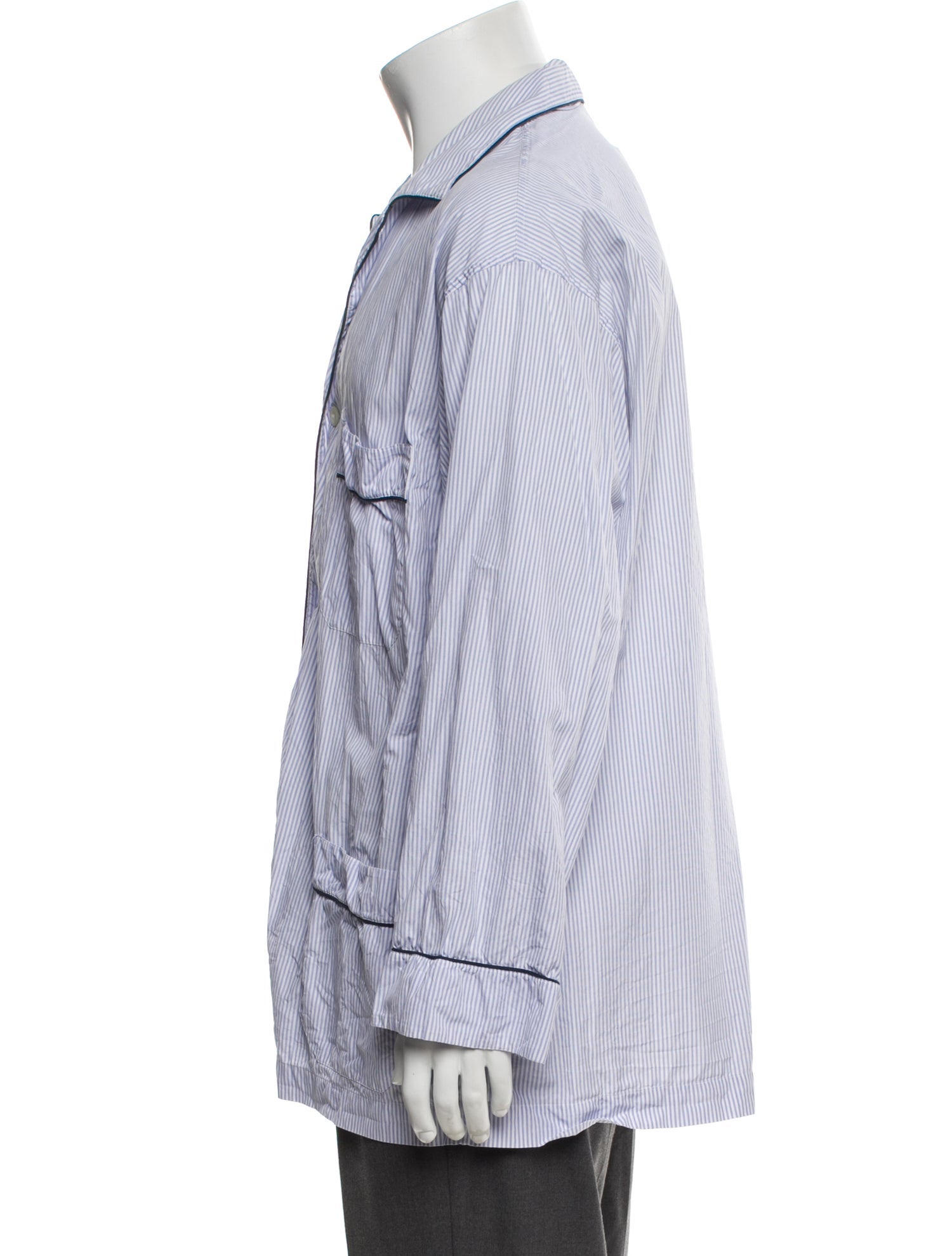 Brioni Striped Pajama Top