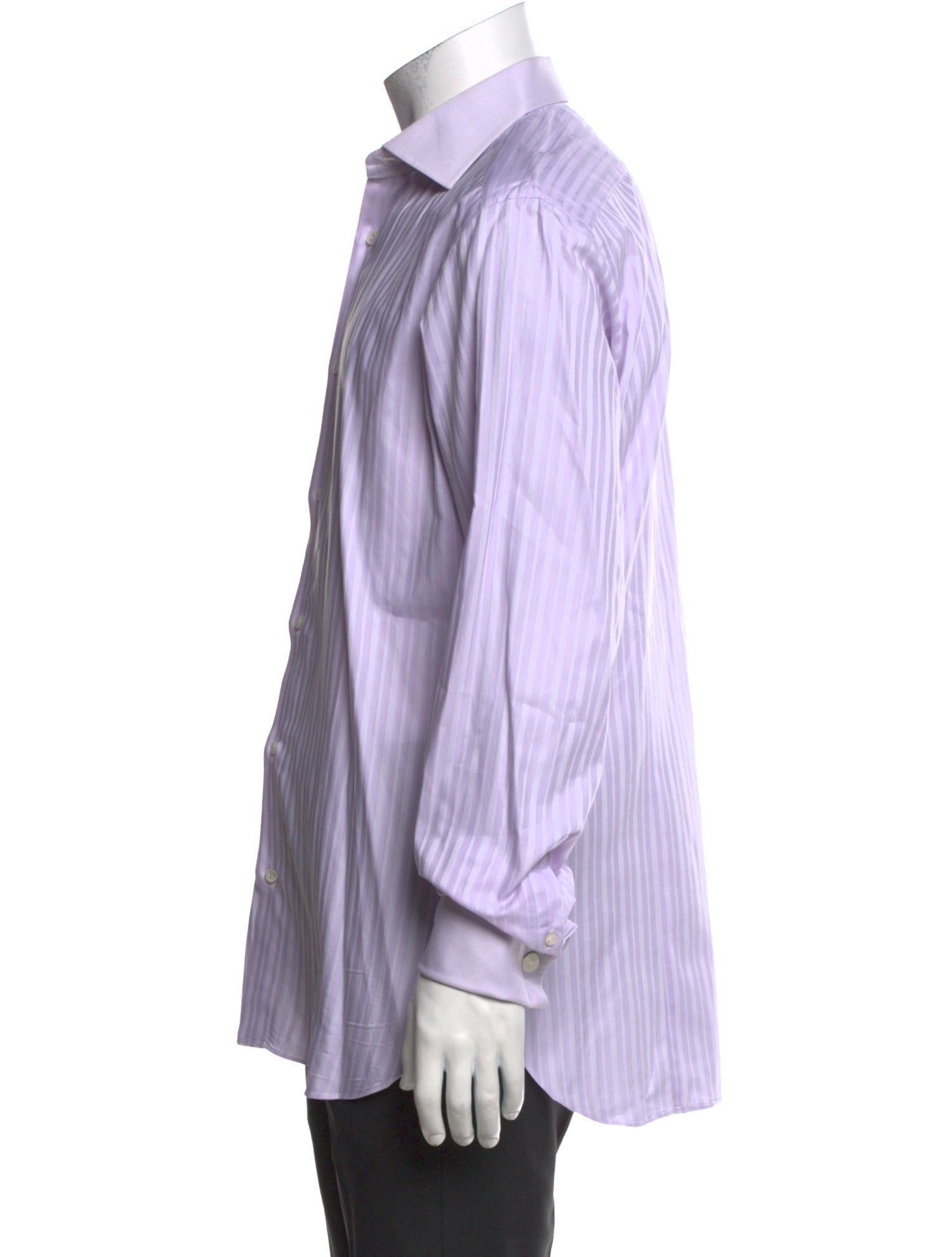 Brioni Striped Long Sleeve Shirt