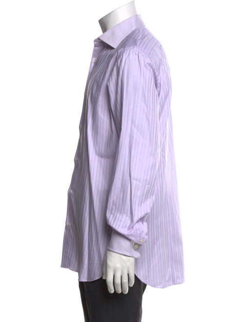 Brioni Striped Long Sleeve Shirt