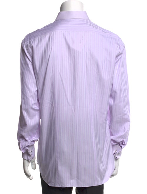 Brioni Striped Long Sleeve Shirt