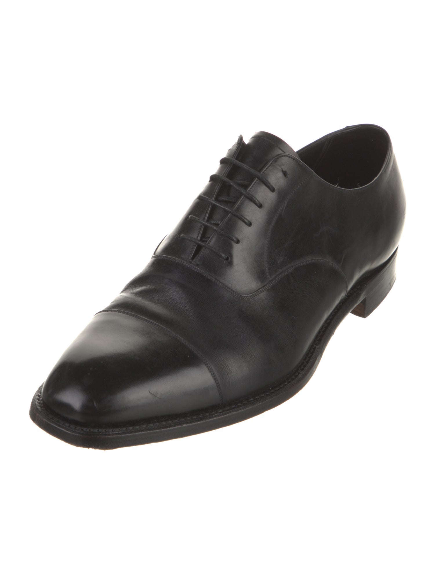 Brioni Leather Oxfords