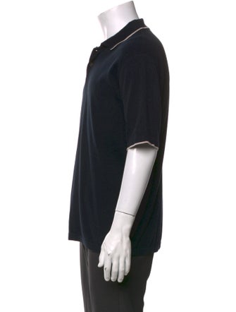 Brioni Crew Neck Short Sleeve Polo Shirt