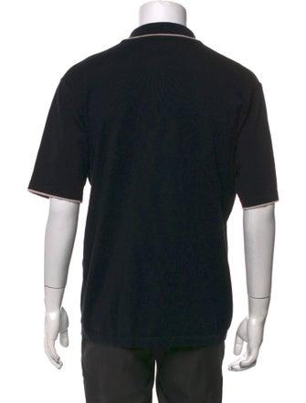 Brioni Crew Neck Short Sleeve Polo Shirt