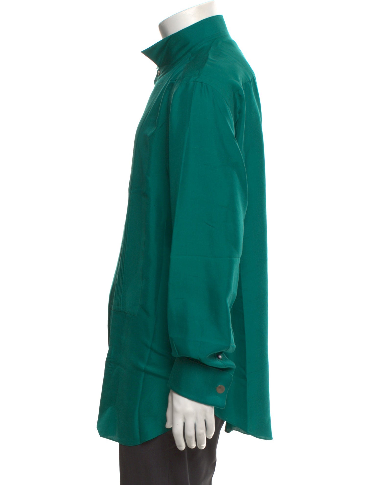 Brioni Silk Long Sleeve Tuxedo Shirt w/ Tags