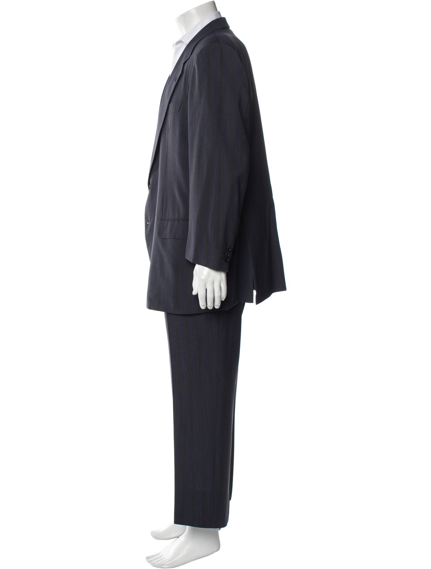 Brioni Wool Striped Two-Piece Blazer