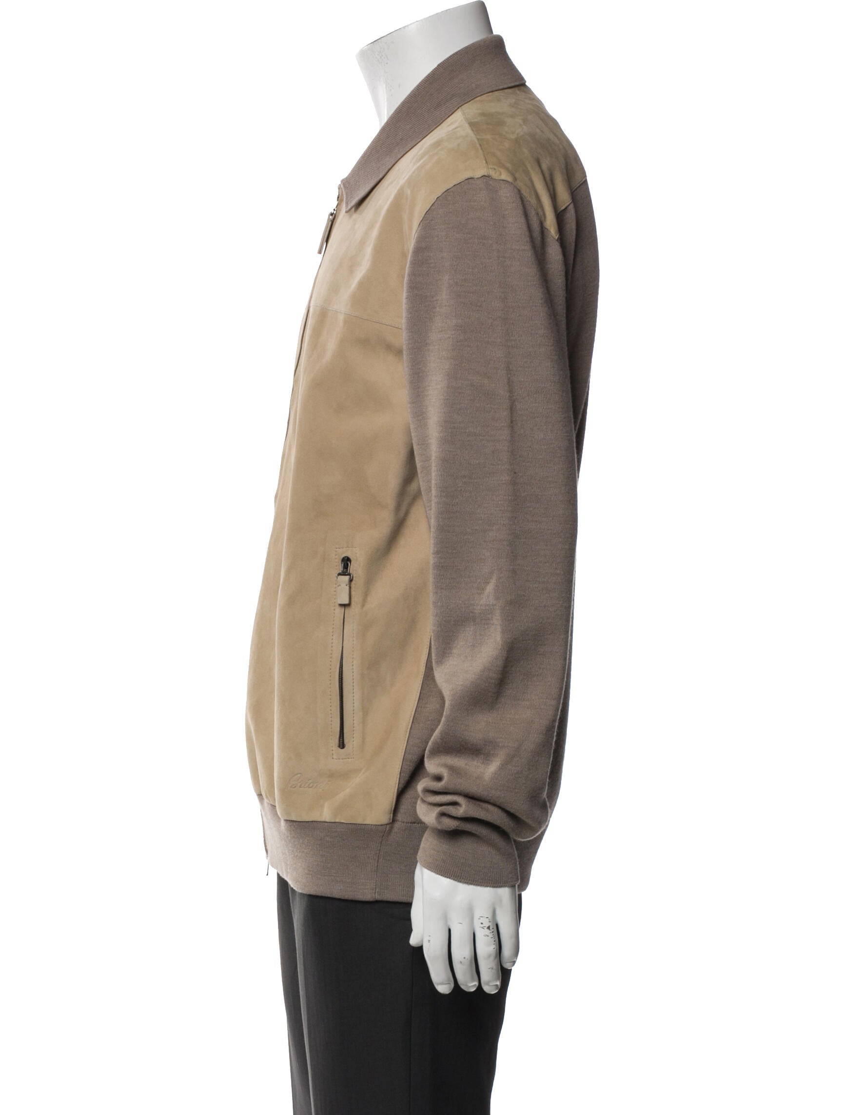 Brioni Virgin Wool Bomber Jacket w/ Tags