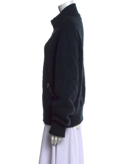 Brioni Mock Neck Long Sleeve Cardigan