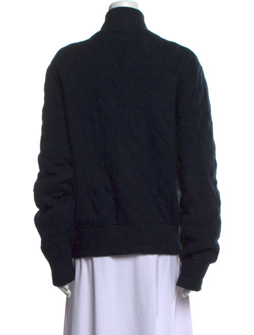 Brioni Mock Neck Long Sleeve Cardigan