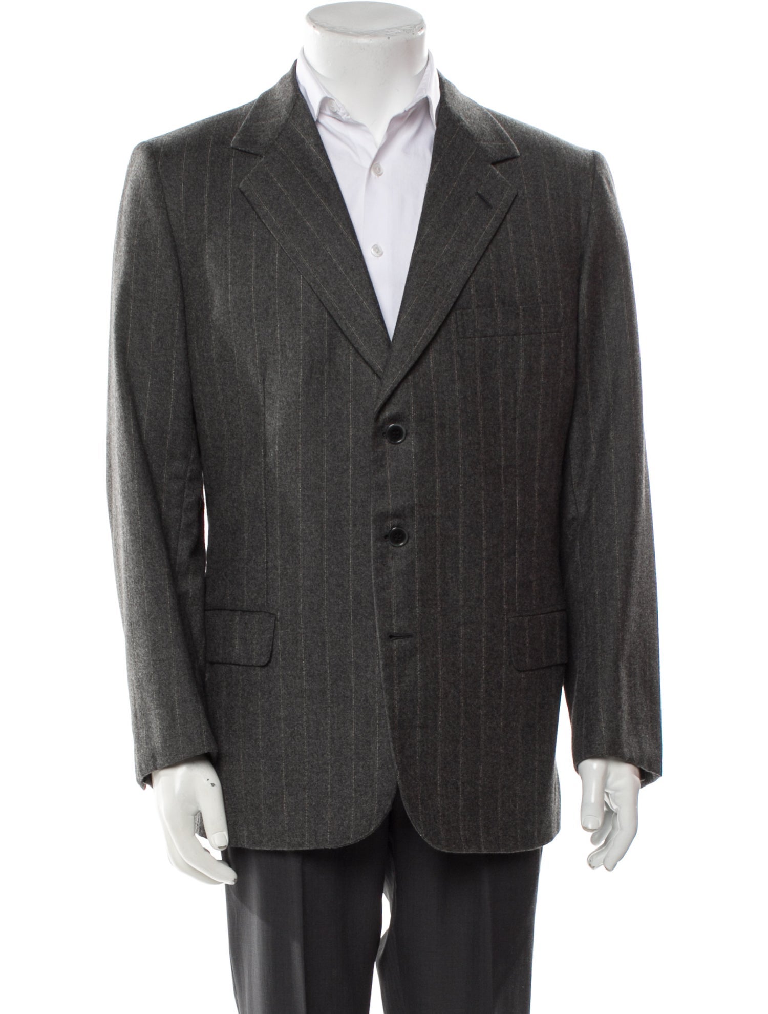 Brioni Wool Striped Blazer