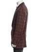 Brioni Wool Plaid Print Blazer