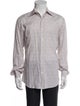 Brioni Plaid Print Long Sleeve Dress Shirt