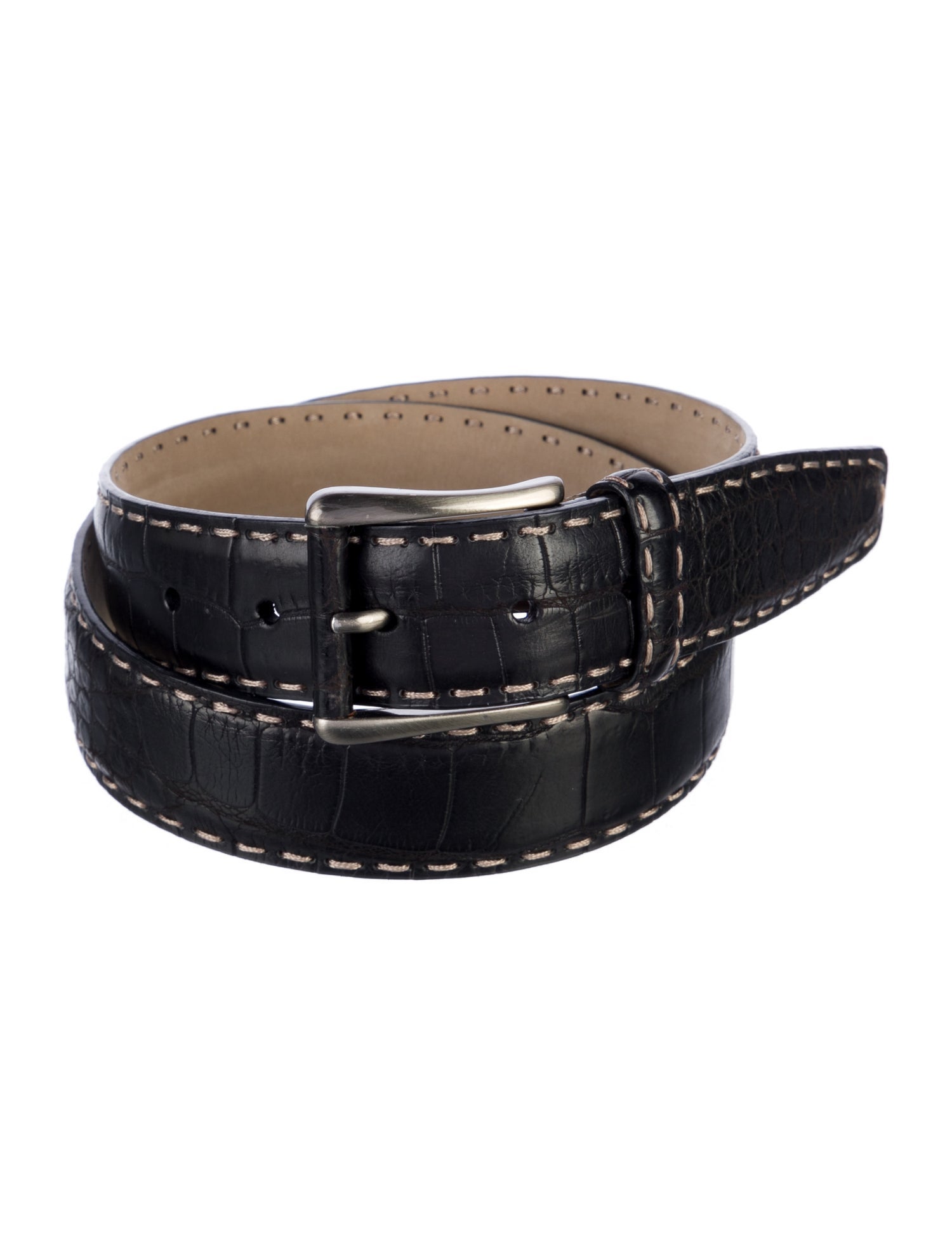 Brioni Alligator Belt