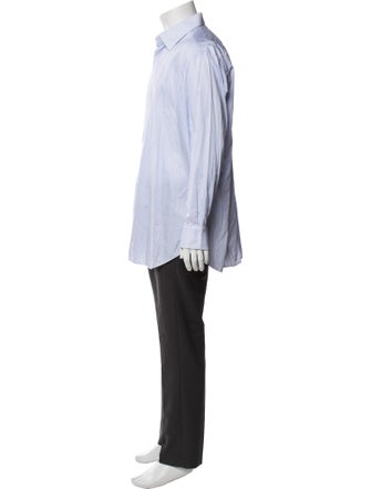 Brioni Striped Long Sleeve Dress Shirt