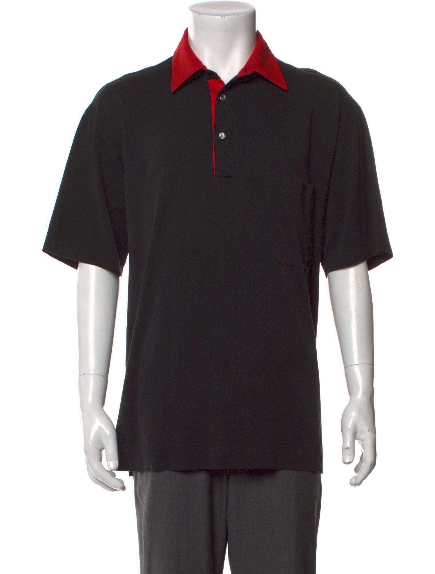 Brioni Collar Short Sleeve Polo Shirt