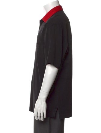 Brioni Collar Short Sleeve Polo Shirt