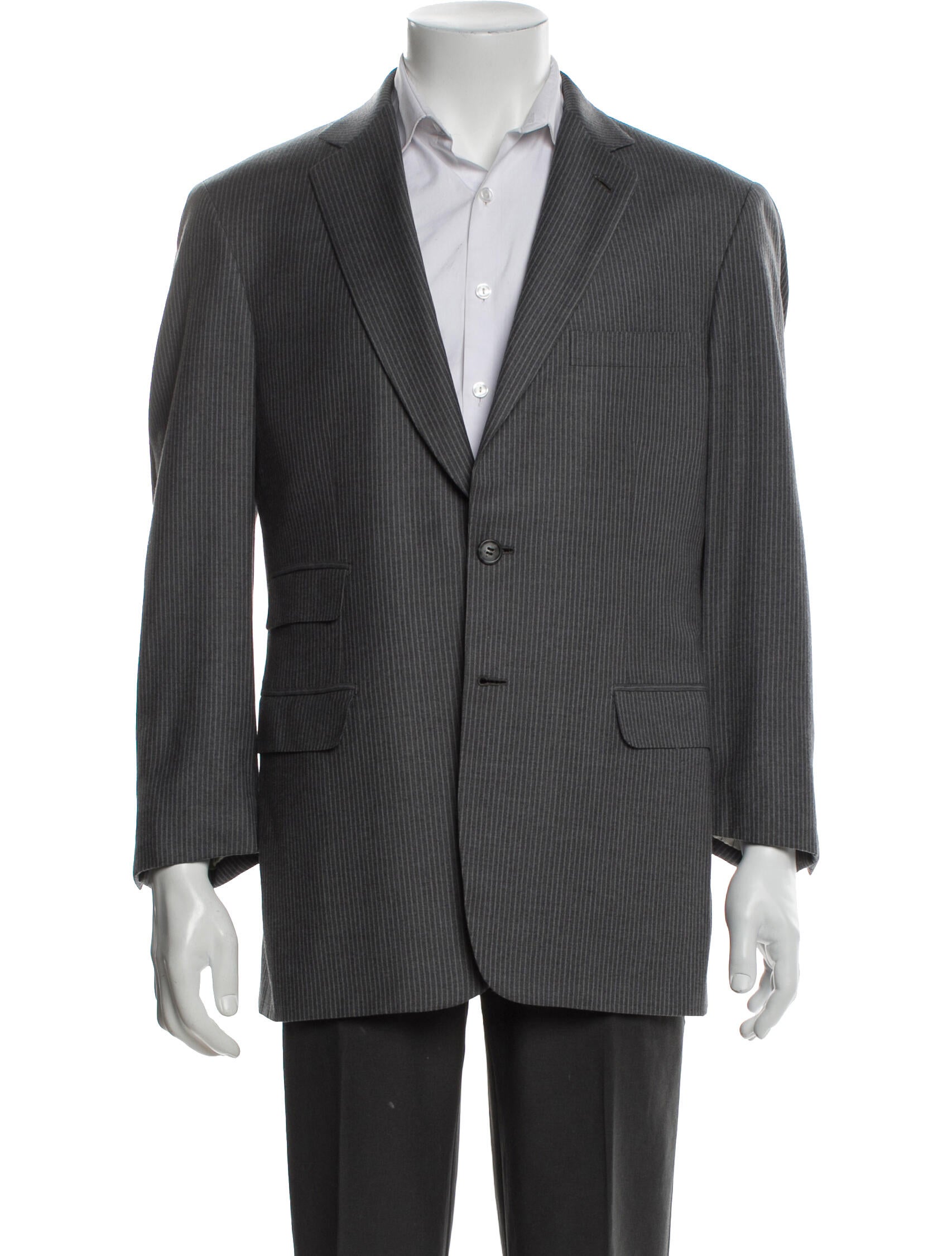 Brioni Wool Striped Blazer