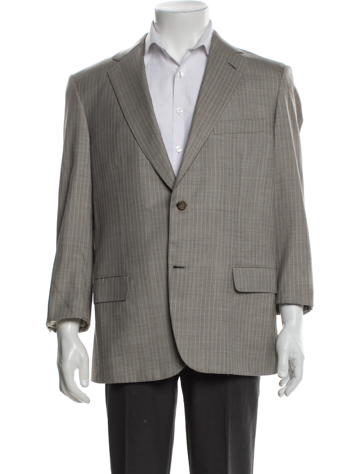Brioni Wool Striped Blazer