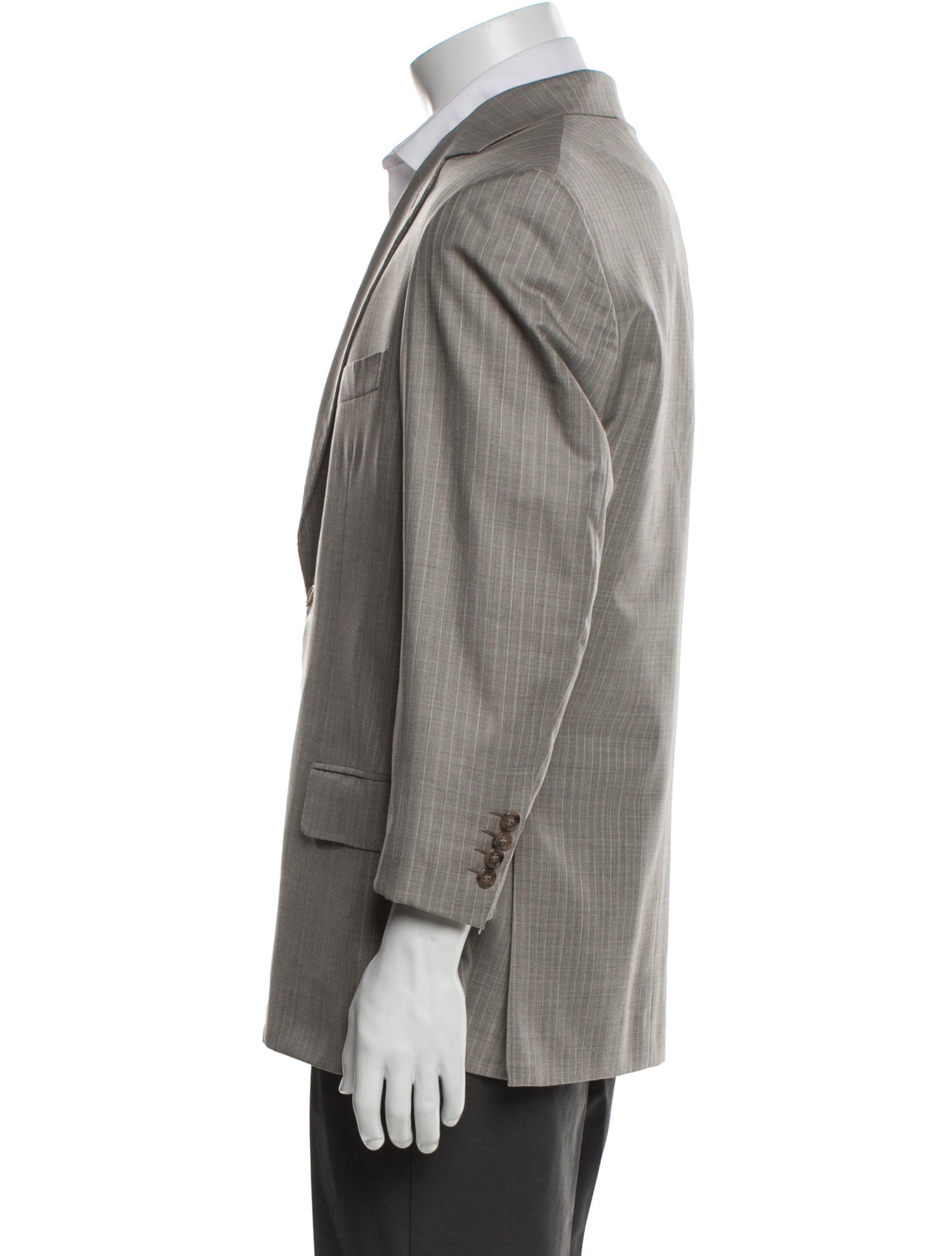 Brioni Wool Striped Blazer
