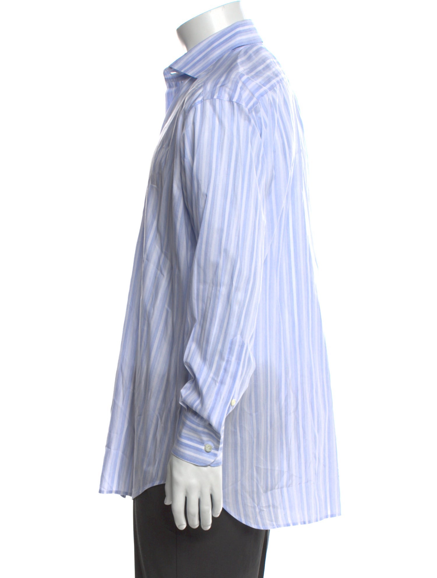 Brioni Striped Long Sleeve Shirt