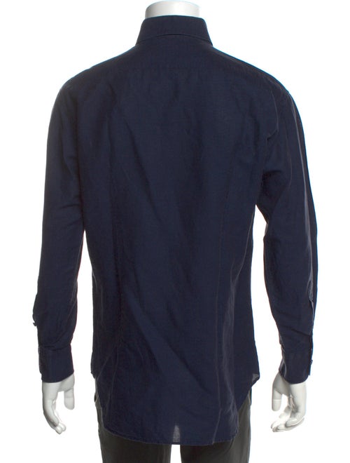 Brioni Linen Long Sleeve Shirt