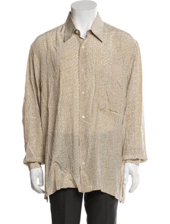 Brioni Silk Printed Shirt