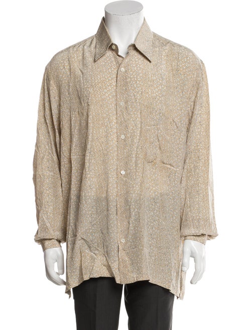 Brioni Silk Printed Shirt