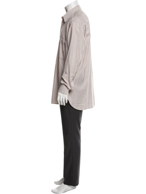 Brioni x Neiman Marcus Plaid Print Shirt