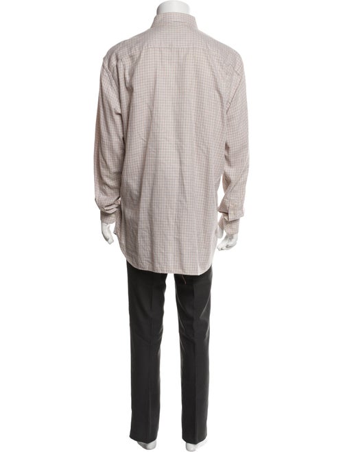 Brioni x Neiman Marcus Plaid Print Shirt