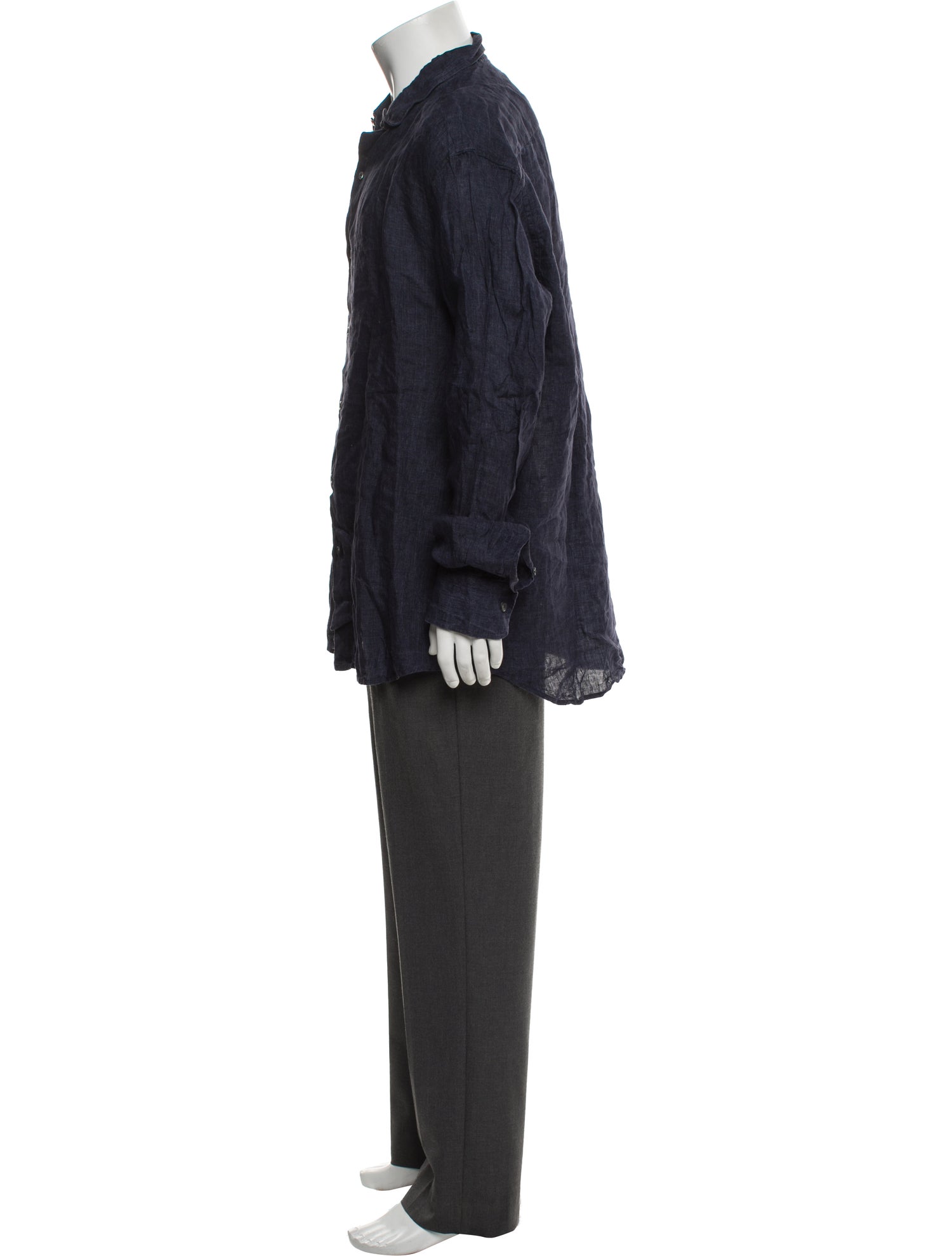 Brioni Linen Long Sleeve Shirt